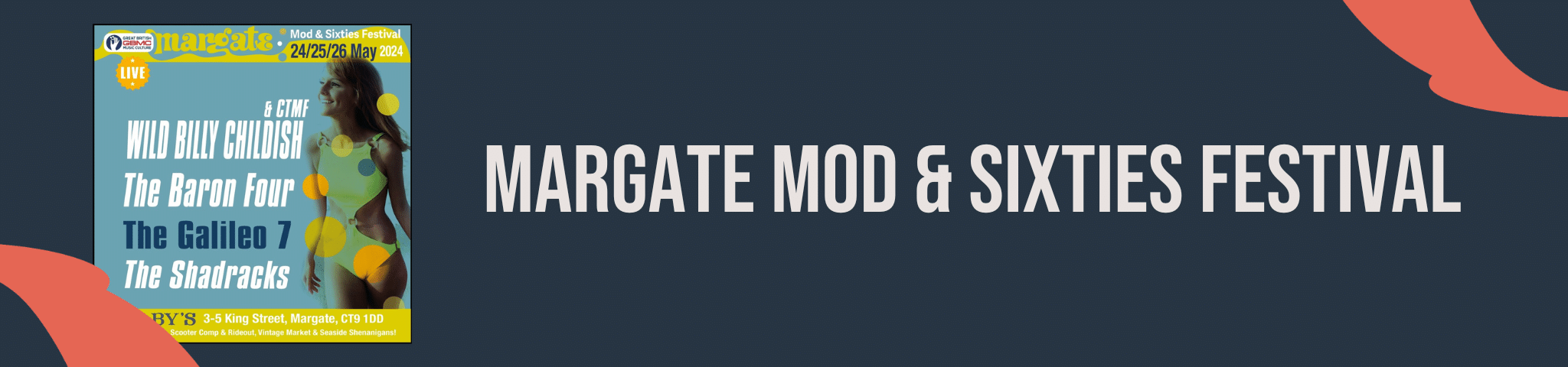 MARGATE MOD & SIXTIES FESTIVAL – 24TH-26TH MAY 2024