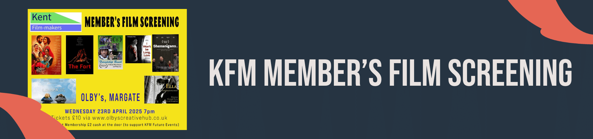 KFM MEMBER’S FILM SCREENING – 23RD APRIL 2025