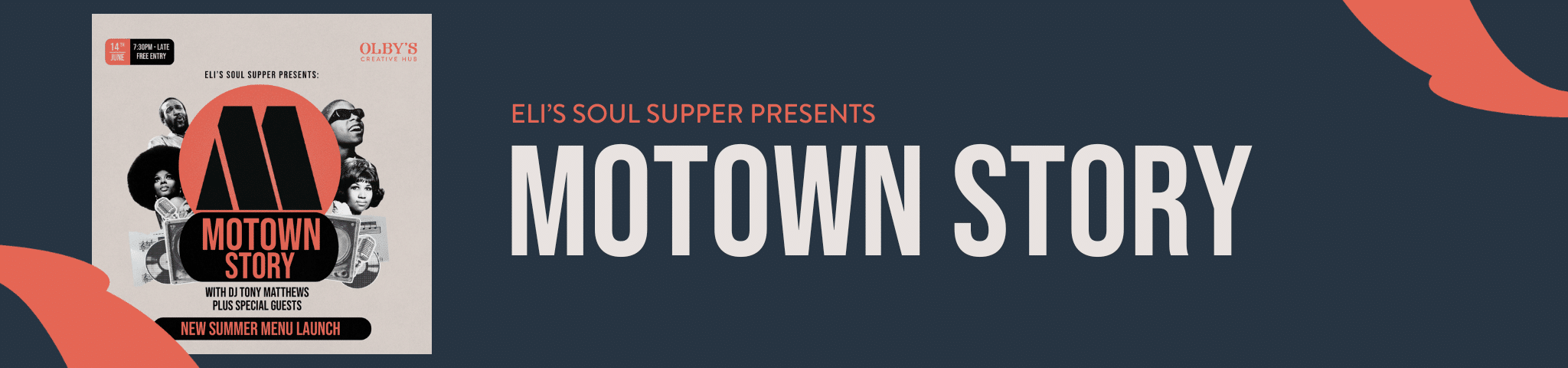 ELI’S SOUL SUPPER – MOTOWN STORY – 14TH JUNE 2025