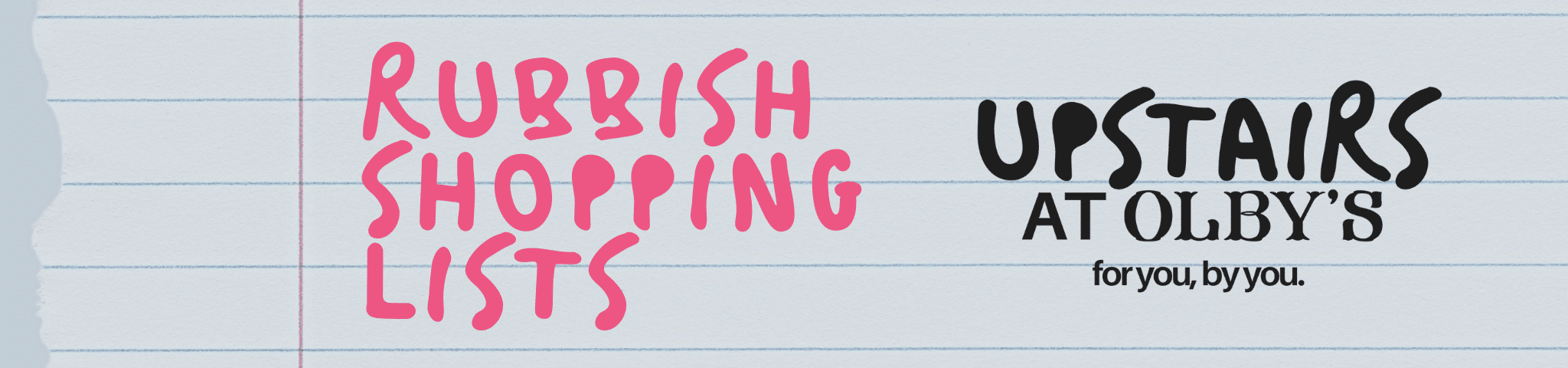 RUBBISH SHOPPING LISTS – 12TH FEB 2026